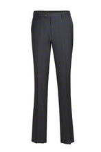 Dark Grey Windowpane 2-Button Notch Suit (2-Piece Set)
