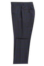 Dark Grey Windowpane 2-Button Notch Suit (2-Piece Set)
