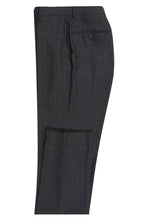 Black Windowpane 2-Button Notch Suit (2-Piece Set)