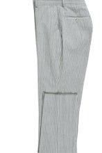 Grey Cotton Stripe 2-Button Notch Suit (2-Piece Set)