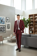 "Versafit" Burgundy Suit (2-Piece Set)