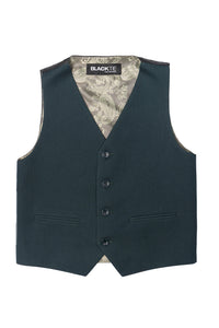 BLACKTIE "Liam" Kids Hunter Green Suit (5-Piece Set)