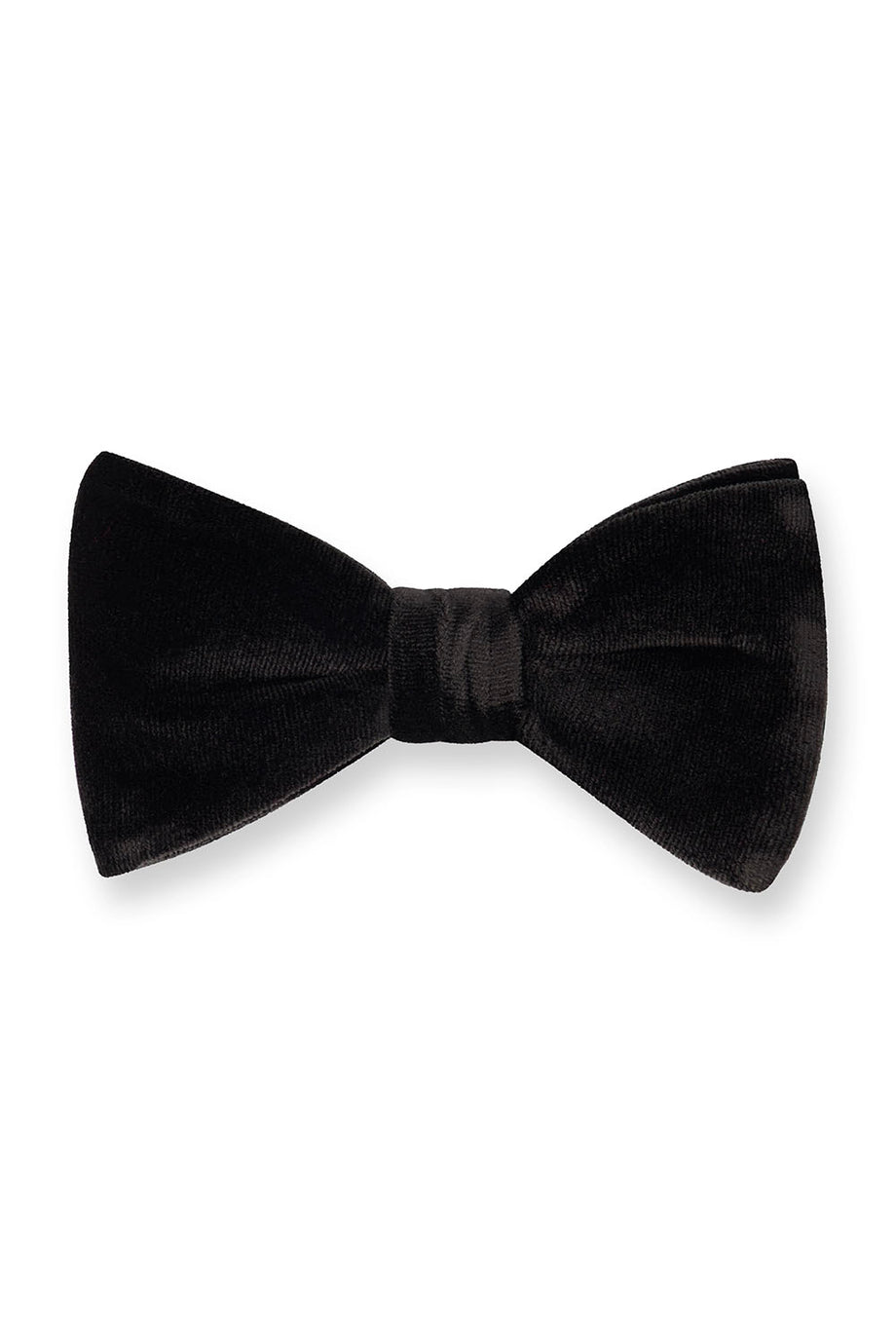 "Gala" Black Velvet Bow Tie