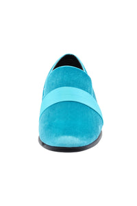 "Knight" Turquoise Tuxedo Shoes