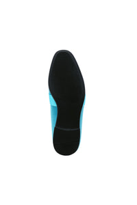 "Knight" Turquoise Tuxedo Shoes