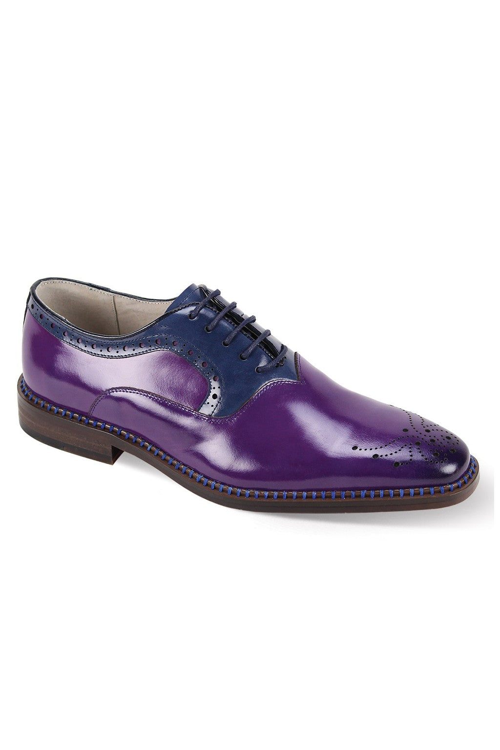 "Sawyer" Purple & Blue Dress Shoes