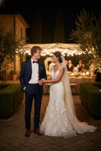 Blue Windowpane 2-Button Notch Suit (2-Piece Set)