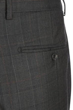 Alessandro Vitello Black Windowpane 2-Button Notch Suit (2-Piece Set)