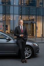 Alessandro Vitello Black Windowpane 2-Button Notch Suit (2-Piece Set)