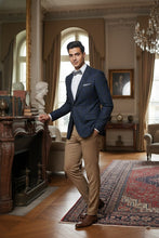 Alessandro Vitello Blue & Black Windowpane Sports Jacket