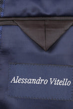 Alessandro Vitello Blue Plaid Sports Jacket