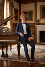 Alessandro Vitello Blue Windowpane 2-Button Notch Suit (2-Piece Set)