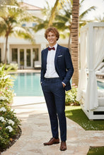 Alessandro Vitello Blue Windowpane 2-Button Notch Suit (2-Piece Set)