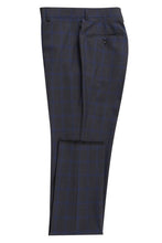 Alessandro Vitello Dark Grey Windowpane 2-Button Notch Suit (2-Piece Set)