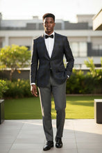 Alessandro Vitello Grey & Blue Windowpane Sports Jacket