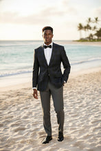 Alessandro Vitello Grey & Blue Windowpane Sports Jacket