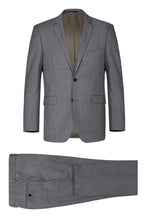 Alessandro Vitello Grey Solid 2-Button Notch Suit (2-Piece Set)