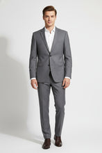 Alessandro Vitello Grey Solid 2-Button Notch Suit (2-Piece Set)