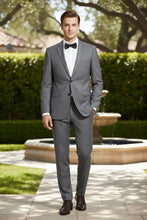Alessandro Vitello Grey Solid 2-Button Notch Suit (2-Piece Set)