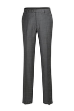 Alessandro Vitello Grey Windowpane 2-Button Notch Suit (2-Piece Set)