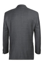 Alessandro Vitello Grey Windowpane 2-Button Notch Suit (2-Piece Set)