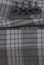 Alessandro Vitello Grey Windowpane Sports Jacket