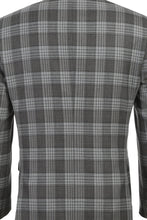 Alessandro Vitello Grey Windowpane Sports Jacket