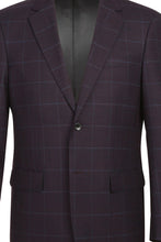 Alessandro Vitello Midnight Blue Windowpane Sports Jacket