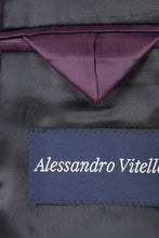 Alessandro Vitello Midnight Blue Windowpane Sports Jacket