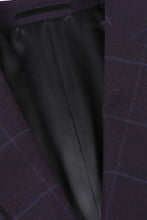 Alessandro Vitello Midnight Blue Windowpane Sports Jacket