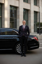 Alessandro Vitello Midnight Blue Windowpane Sports Jacket