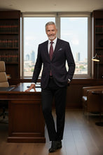 Alessandro Vitello Midnight Blue Windowpane Sports Jacket