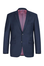 Alessandro Vitello Navy Solid 2-Button Notch Suit (2-Piece Set)