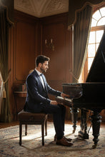 Alessandro Vitello Navy Solid 2-Button Notch Suit (2-Piece Set)