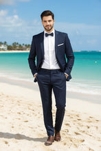 Alessandro Vitello Navy Solid 2-Button Notch Suit (2-Piece Set)
