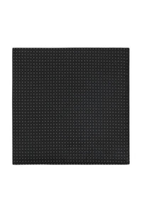 Black Pin Dot Silk Pocket Square