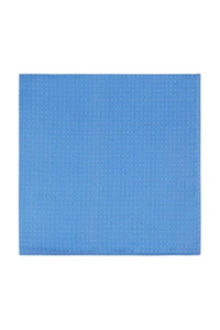 Cornflower Pin Dot Silk Pocket Square