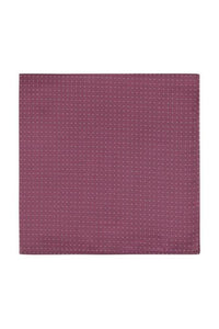 Dusty Plum Pin Dot Silk Pocket Square