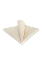Cream Pin Dot Silk Pocket Square