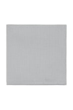 Platinum Pin Dot Silk Pocket Square