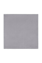 Silver Pin Dot Silk Pocket Square