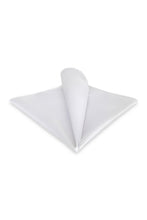 White Pin Dot Silk Pocket Square