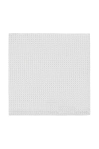 White Pin Dot Silk Pocket Square