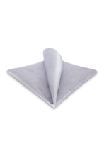 Lavender Floral Medallion Silk Pocket Square