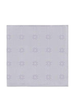 Lavender Floral Medallion Silk Pocket Square