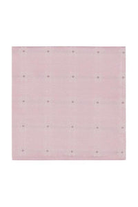 Blush Floral Medallion Silk Pocket Square