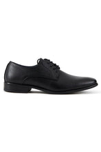 Allure Men "Allure Oxford" Black Leather Tuxedo Shoes