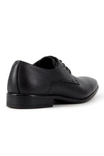 Allure Men "Allure Oxford" Black Leather Tuxedo Shoes