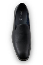 Allure Men "Allure Slip On" Black Leather Tuxedo Shoes
