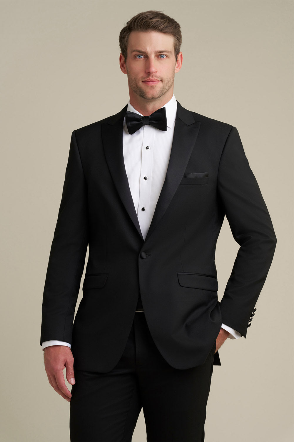 Allure Men "Belmont" Black Tuxedo  Jacket (Separates)